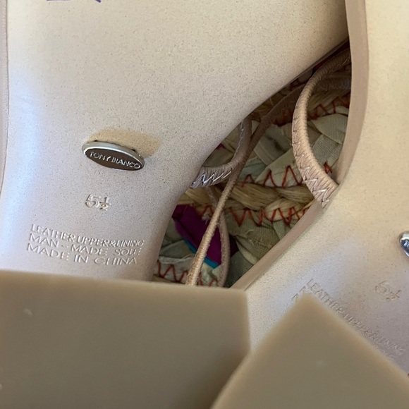 Elegant Nude Strappy Heels - Picture 6 of 7